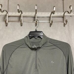 Paradox Shirt Men XL Gray 1/4 Zip Merino Blend Dri Release Performance Layering